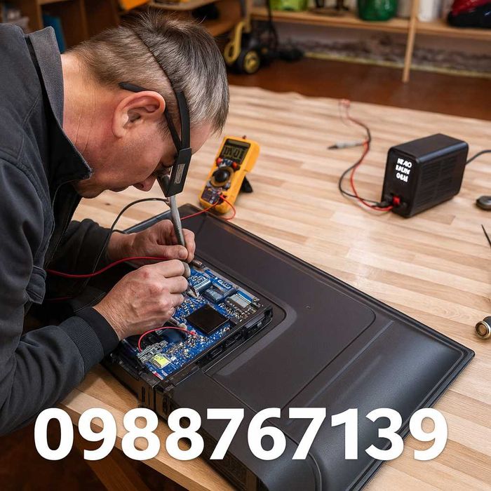 Ремонт телевизоров, инверторов зарядных Экофло Телемастер на дом Выезд