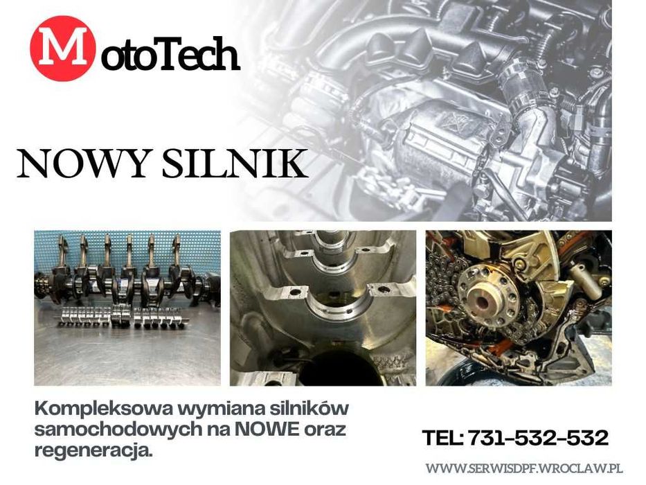 Nowy silnik Bmw Audi Volkswagen Toyota Skoda Wrocław od 7 000 zł