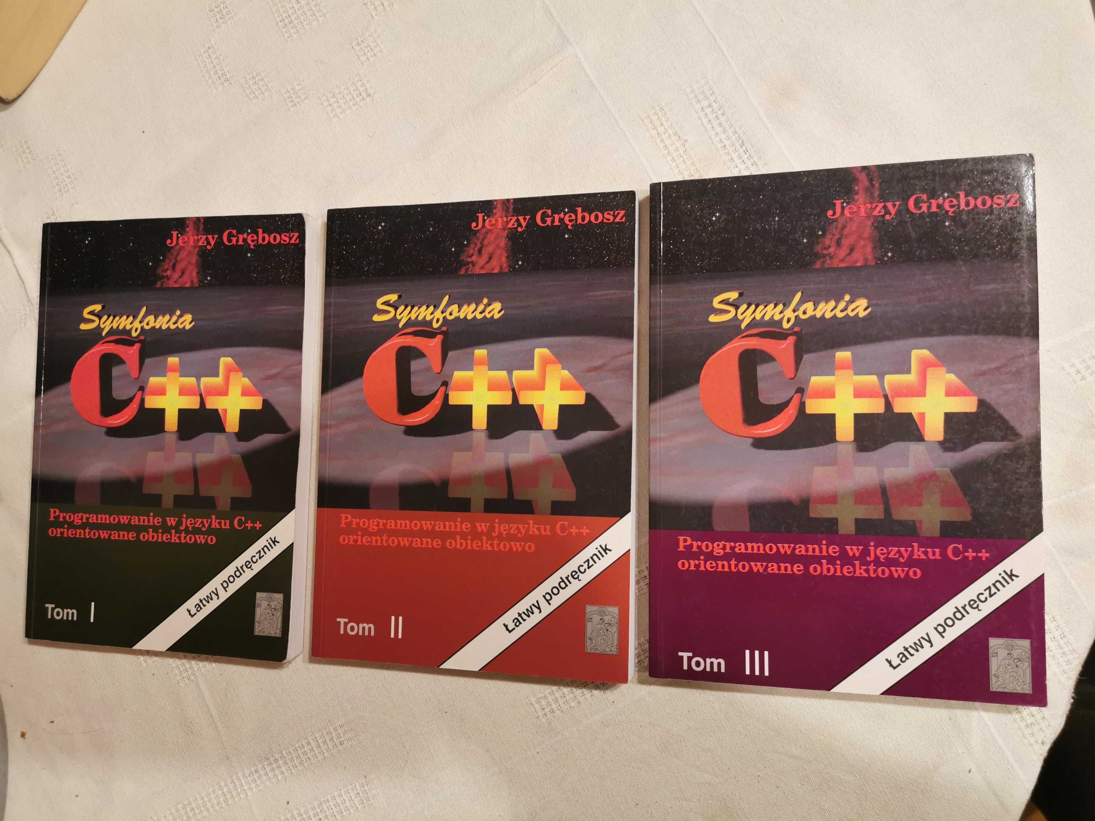 Symfonia C++ Jerzy Grębosz - tomy I+II+III