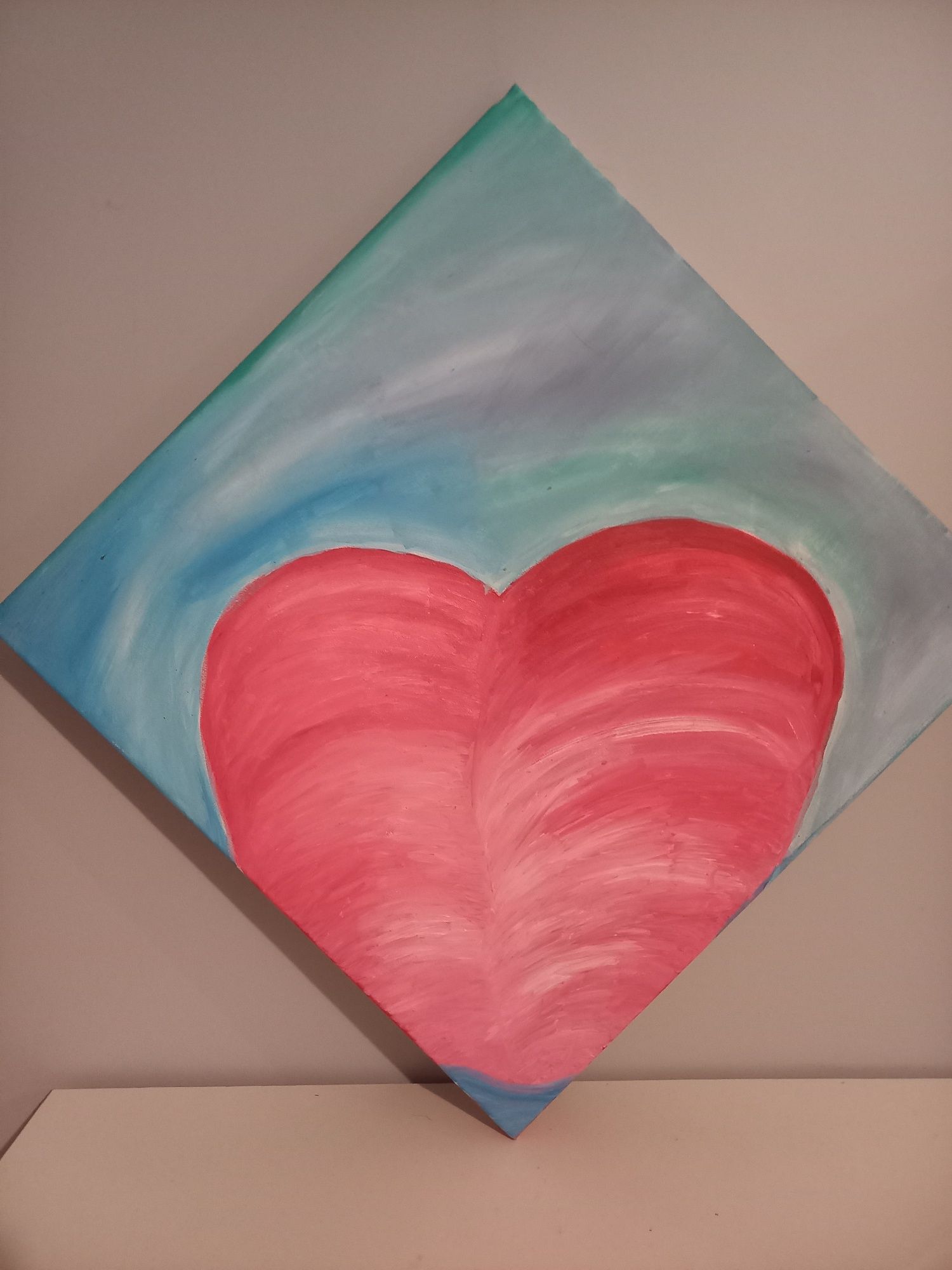 Obraz Serce 50x50 cm akryl