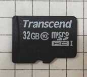 Карта памяти или флешка 32 Gb Transcend
