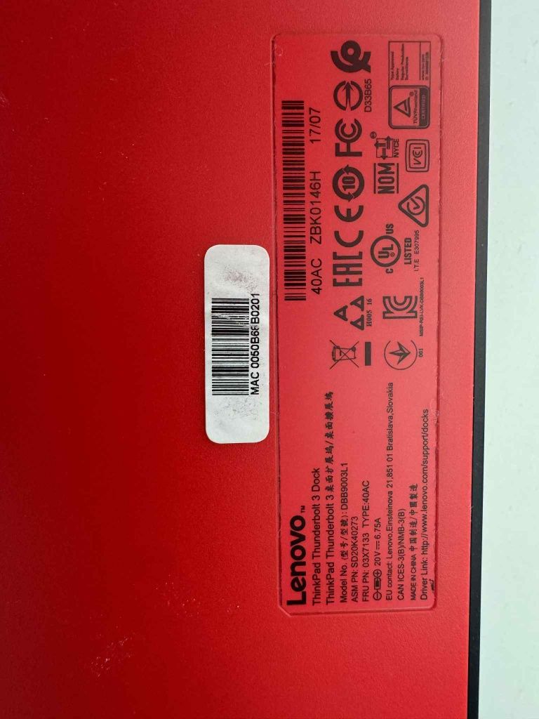 Lenovo ThinkPad Thunderbolt 3