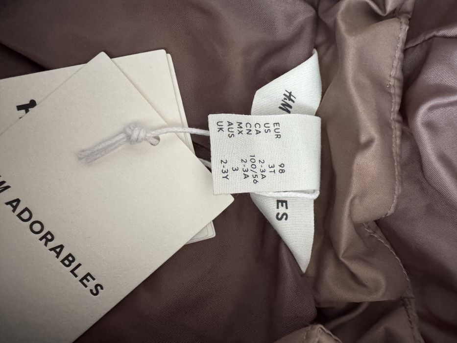 Пуховий комбінезон H&M нова колекція 2025-2026 2-3 роки