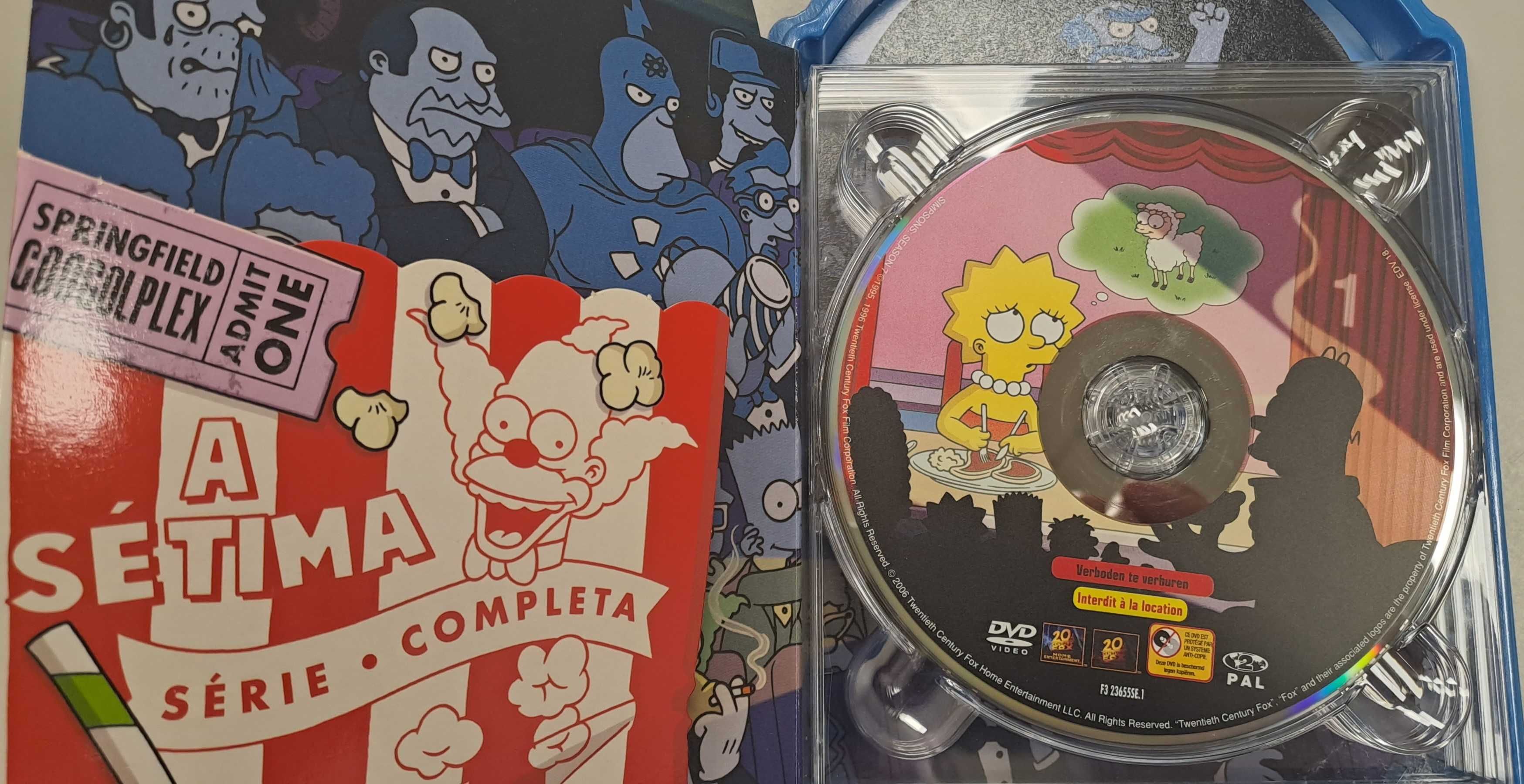 Series nº 5, 6 e 7 dos Simpsons