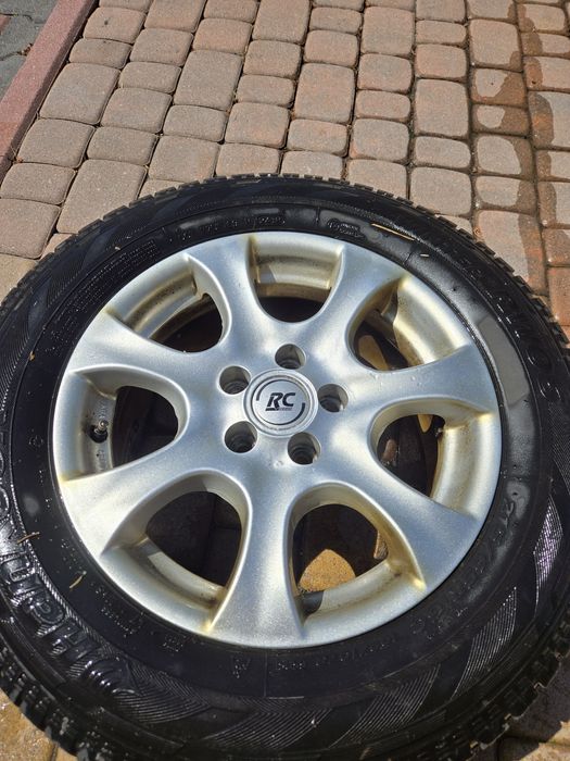 Alumfelgi, 16" 5x108. 4 sztuki z oponami Citroen, peugot