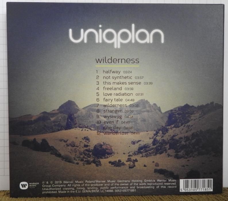 Uniqplan ‎– Wilderness, CD Warner Music z 2013 r.