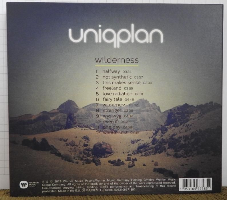 Uniqplan ‎– Wilderness, CD Warner Music z 2013 r.