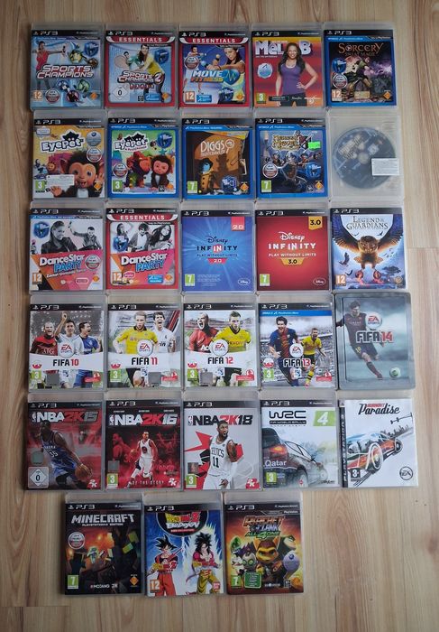 Gry PS3,  PS4 i PC Star Wars NBA FIFA WRC GTA V Minecraft Ratchet