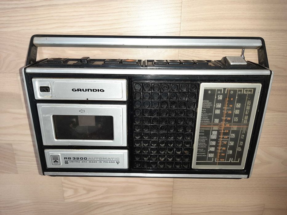 radio magnetofon Grundig RB 3200 Automatic Unitra ZRK 1 Warszawa PRL