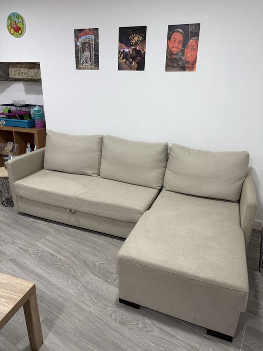 Vendo sofa chaise long c/ sofa cama