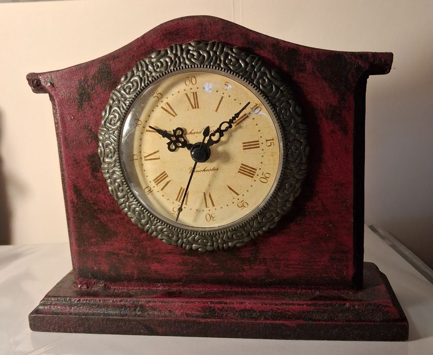 ZEGAR  drewniany kominkowy