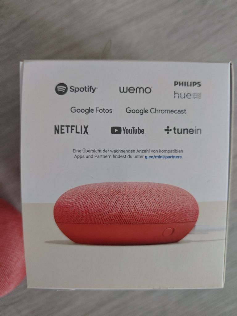 Coluna Google Home Mini