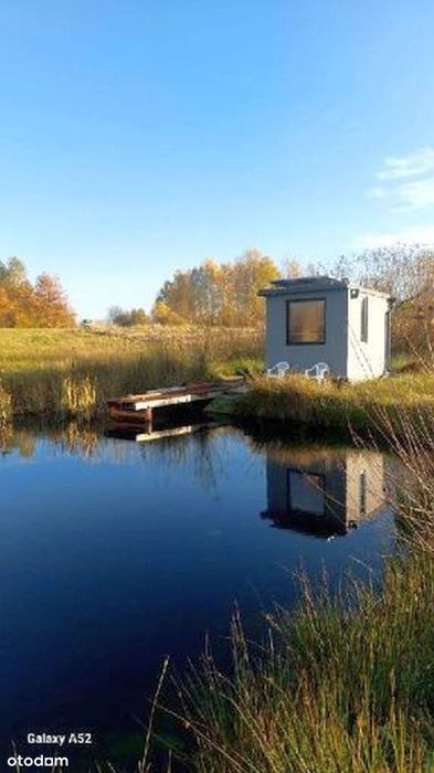 Działka rolna 5700 m2 ze stawem, pomostem, rzeczką, wiatą. 0 prowizji