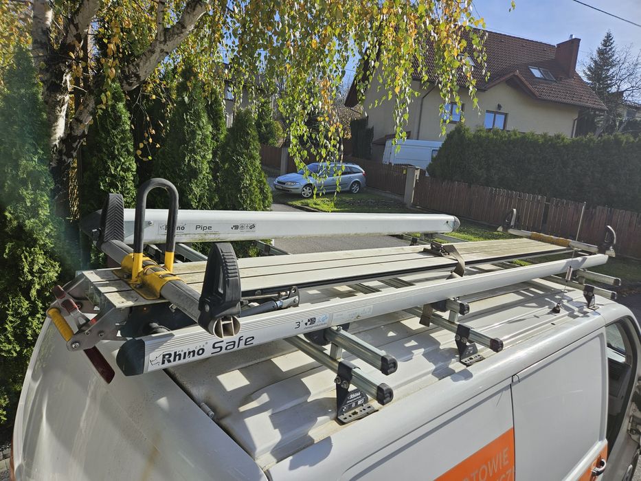 Bagażnik dachowy Rhino, uchwyt na drabinę,  Volkswagen T5