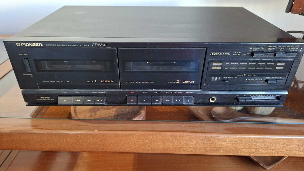 Pioneer Stereo Double Cassette Deck CT-W310