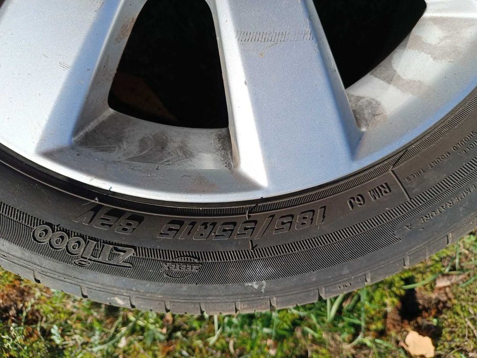 Alufelgi, koła Opel Felgi aluminiowe 15" opel corsa c, meriva + opony