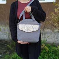 Жіноча сумка текстильна ручної роботи, нова, на кожен день