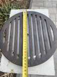 Ruszt żeliwny okragły 25 cm.x8 mm.