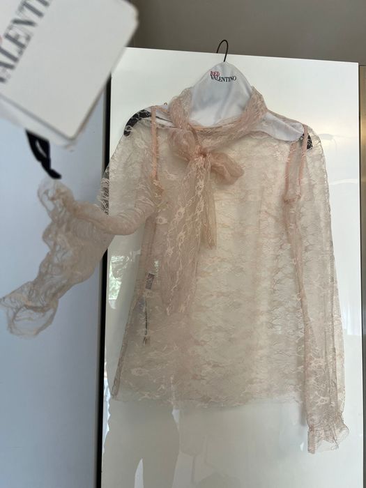 Блузка рубашка гіпюрова