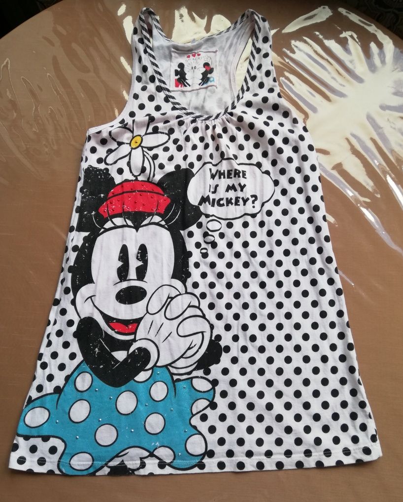 Para DAR!!! ORIGINAL DISNEY Camisola MINNIE de menina. 
100% algodão.