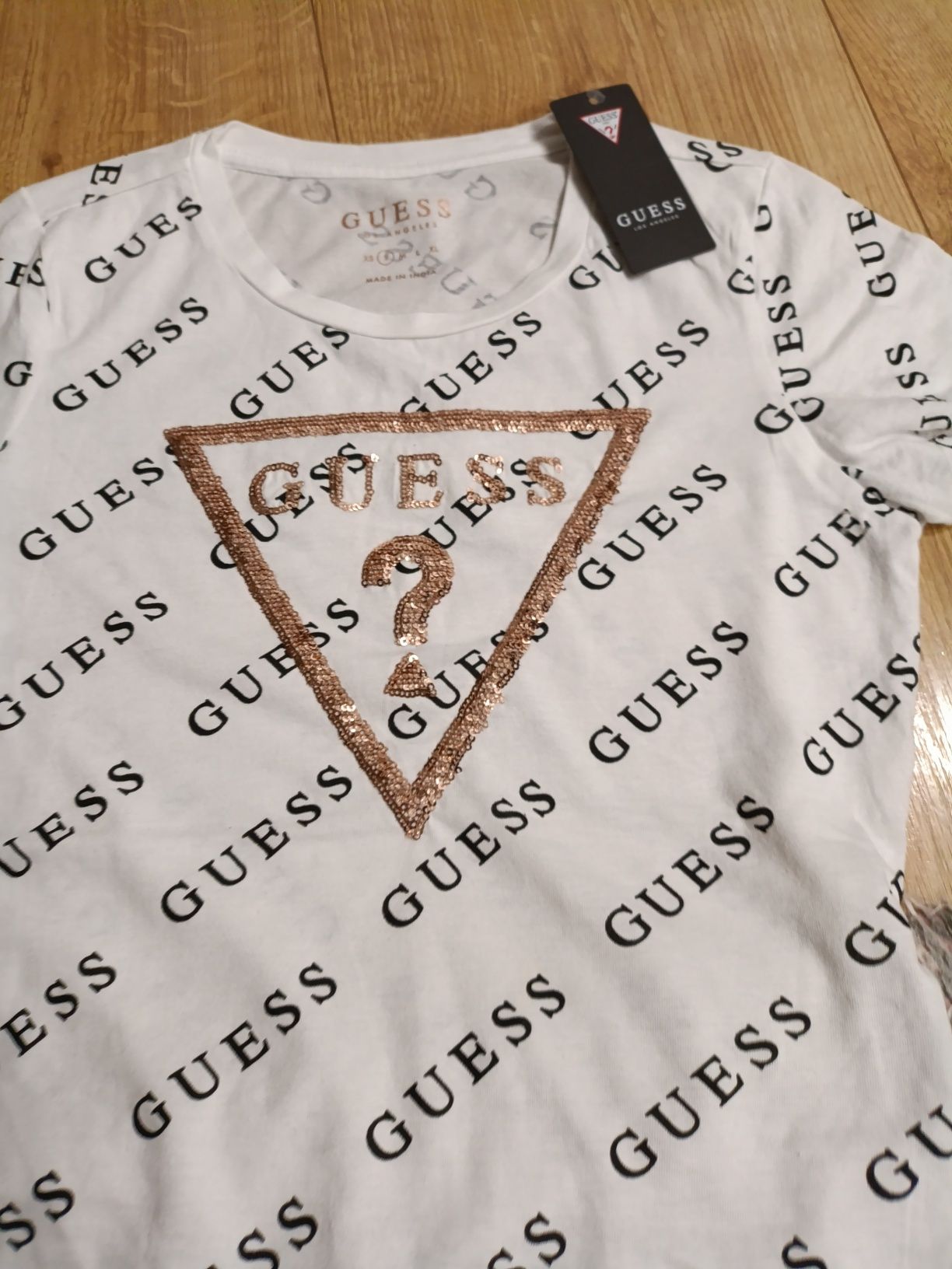 Nowa koszulka t-shirt damski Guess S