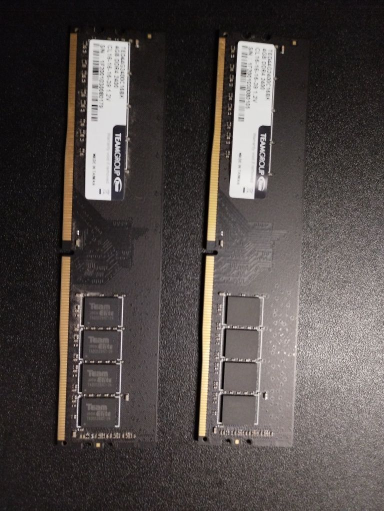 Модуль памяти DDR4 2x4GB/2400 Team Elite (TED44G2400C1601)