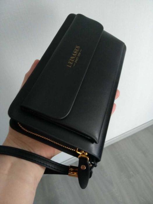 Чоловічий клатч-барсетка з ремінцем на руку