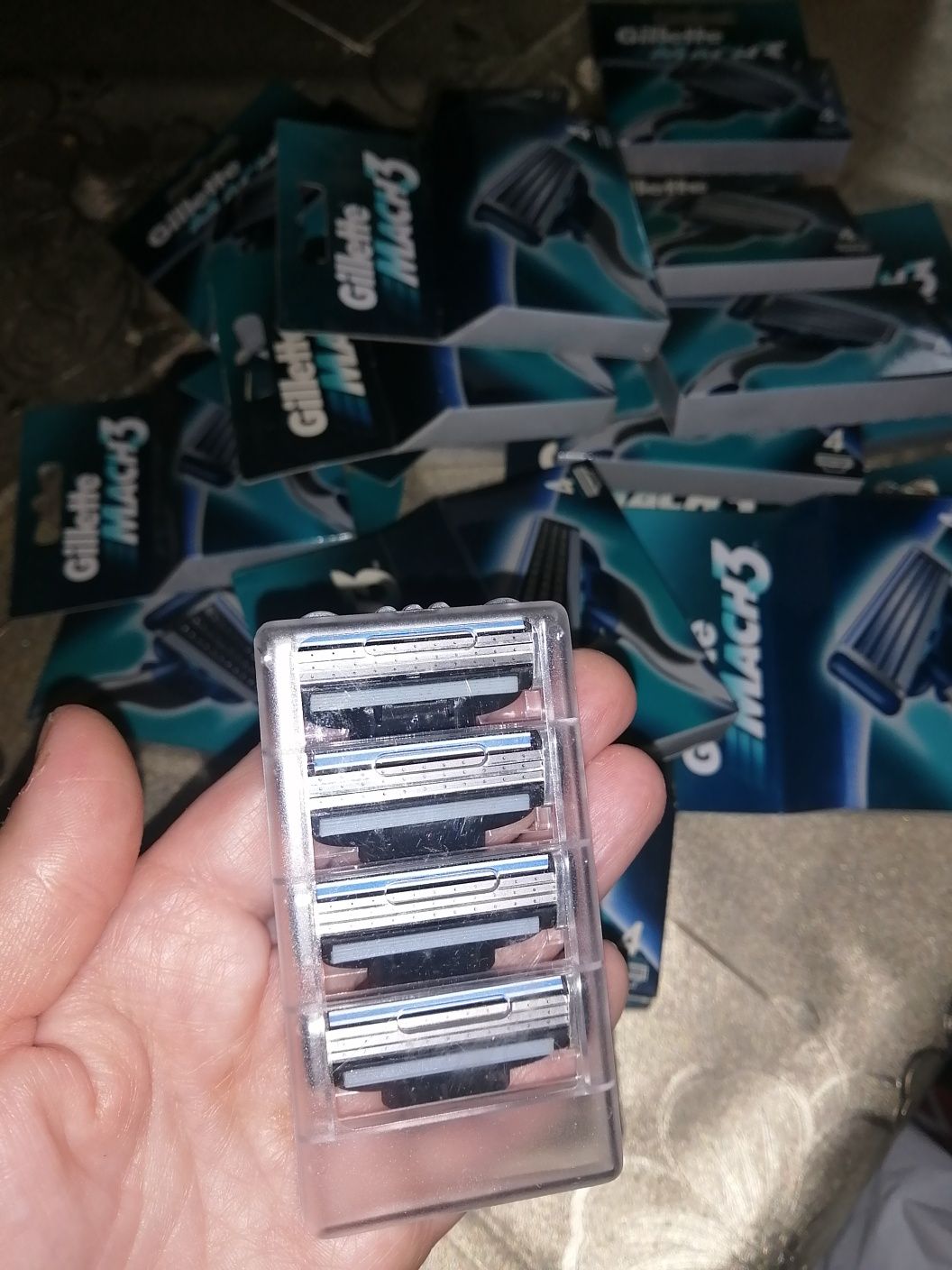 Змінні касети для гоління,картриджи для бритья Gillette Mach3, 1уп 4шт