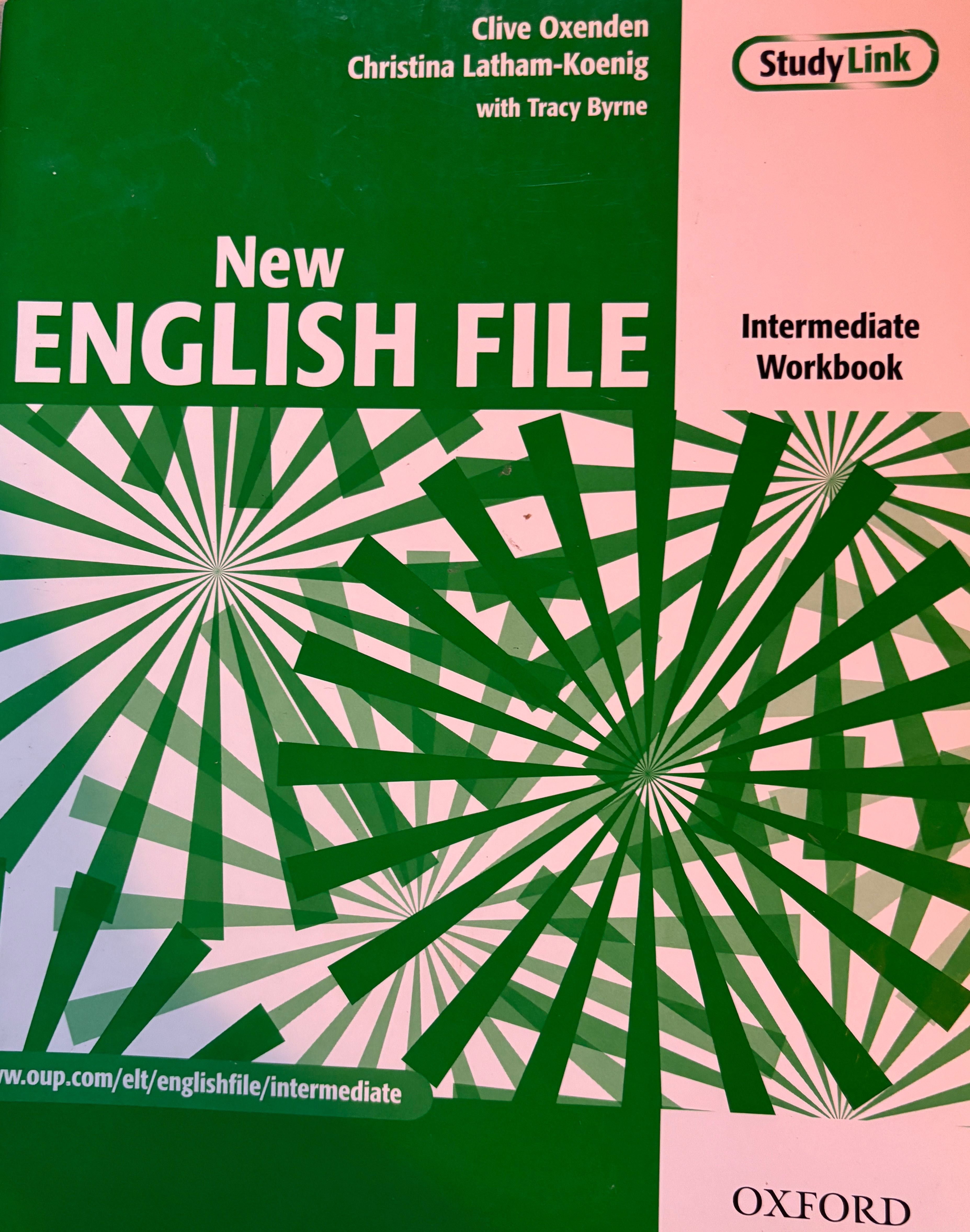 New English file. Intermediate Workbook. OXFORD