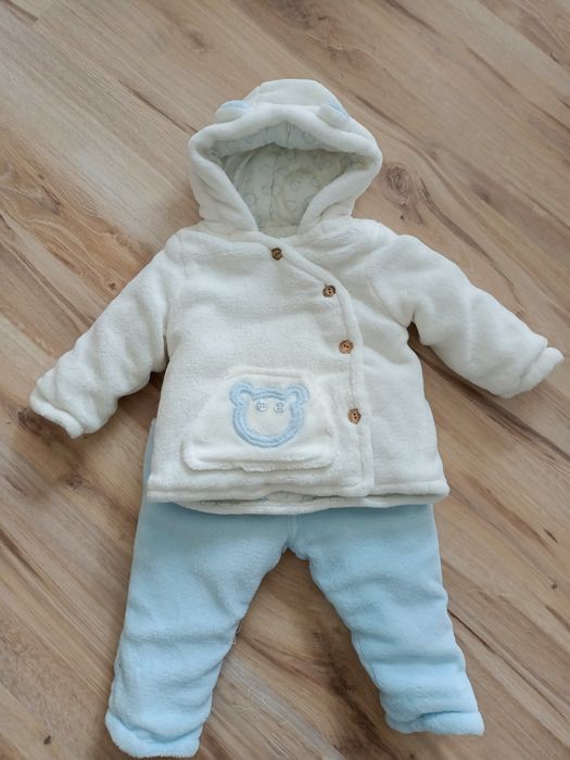 Ciepły kombinezon niemowlęcy zimowy 74