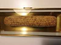 Manuscrito raro em madeira