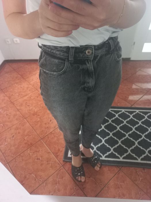 Spodnie Zara MomFit 7/8