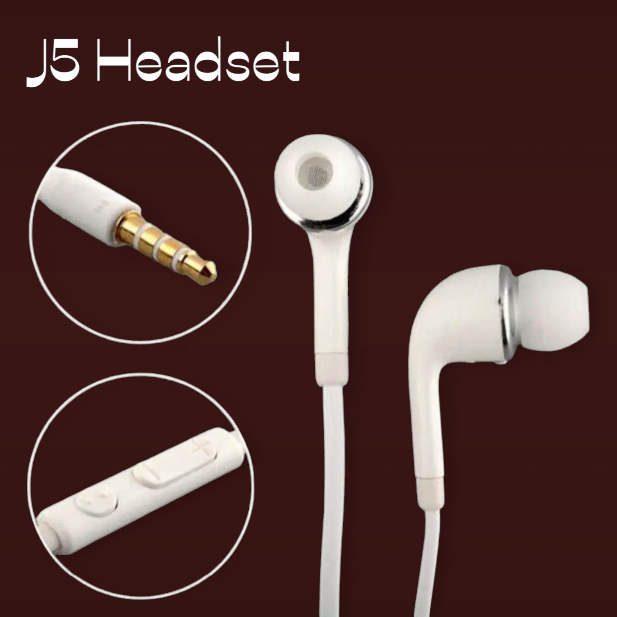 Наушники J5 Headset White