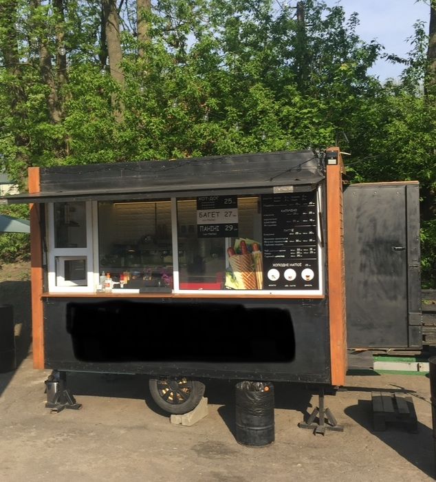 Мобільна кавярня МАФ, кіоск, вагончик, з ОБЛАДНАННЯМ для кавярні