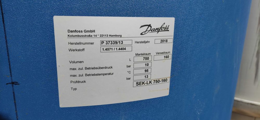 Bufor hydrofor 800 L nierdzewny COSMO DANFOSS idealny REWIZJA