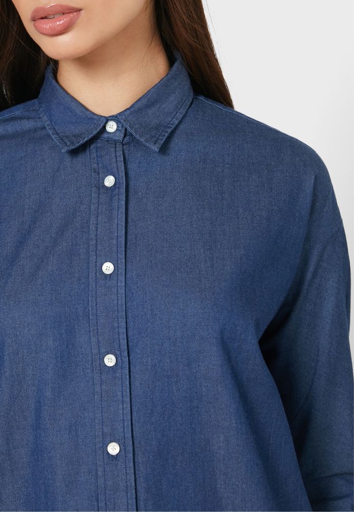 ХЛ Нова подовжена джинсова сорочка рубашка длинная Gant оригинал