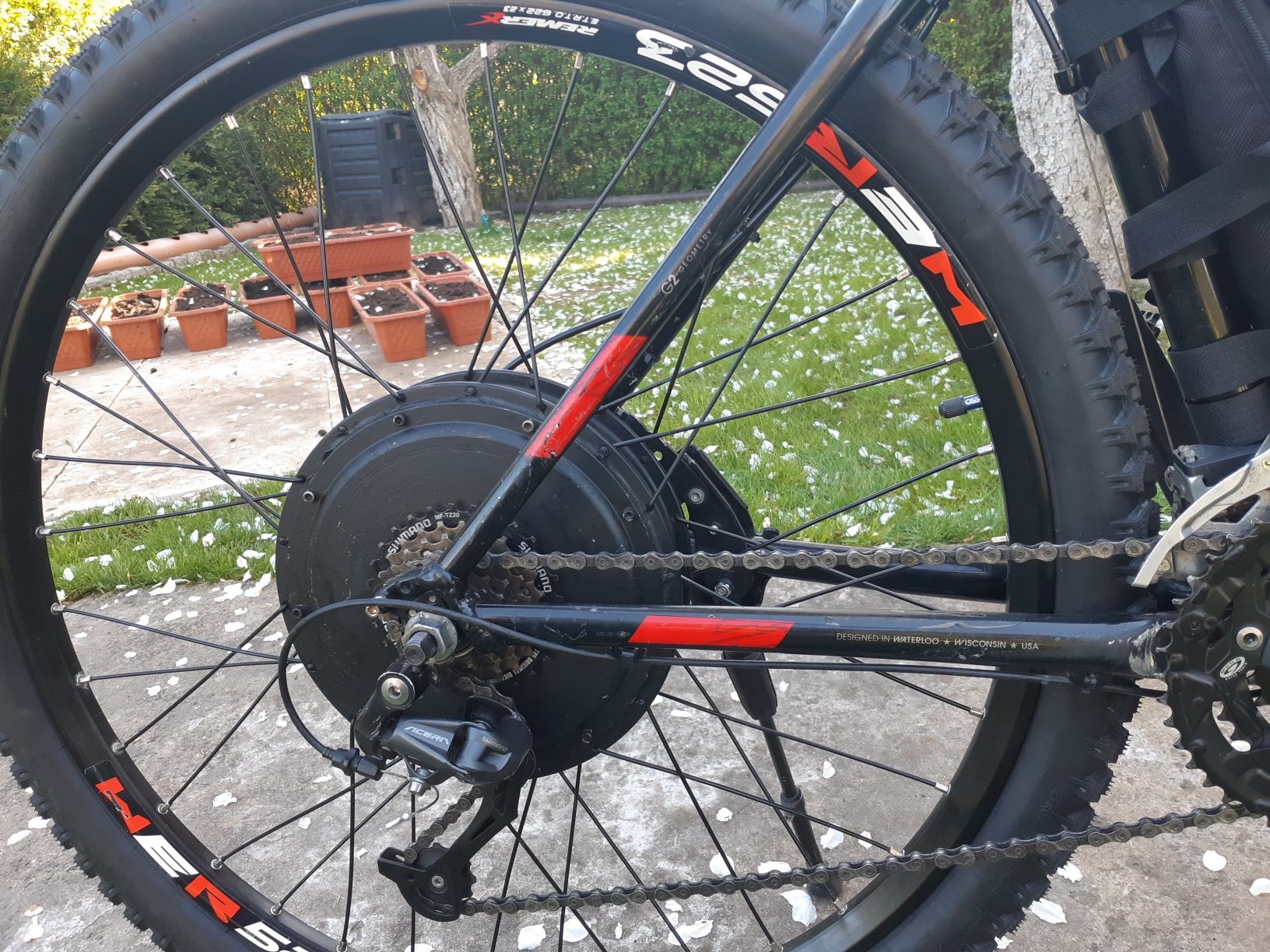 Rower trek 29 elektryk sterownik KT60  bateria 16s9p