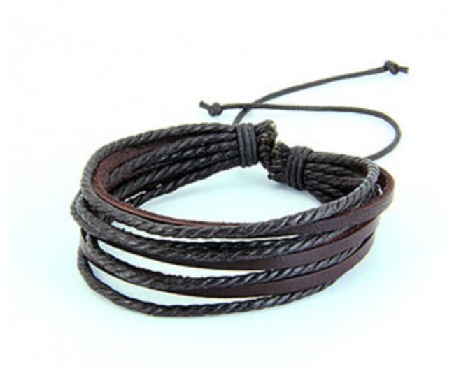 Pulseira de homem - couro - pulseiras me4you