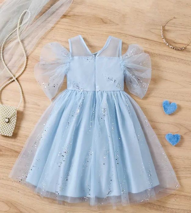 Nowa suknia Kopciuszek Cinderella wróżka, r. 110/116 przebranie bal