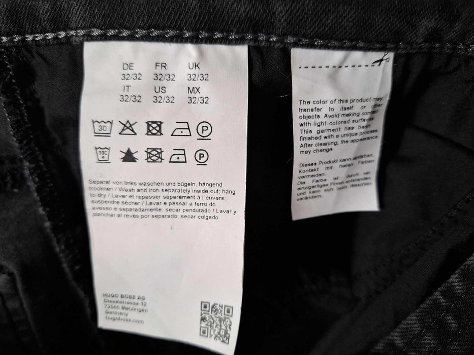 HUGO BOSS Jeans Delaware Spodnie Męskie 32/32 Oryginalne Super Stan