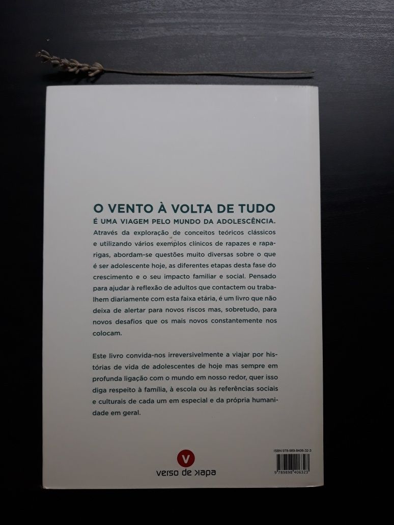 Livro: O Vento à volta de tudo - Autor Pedro Strecht