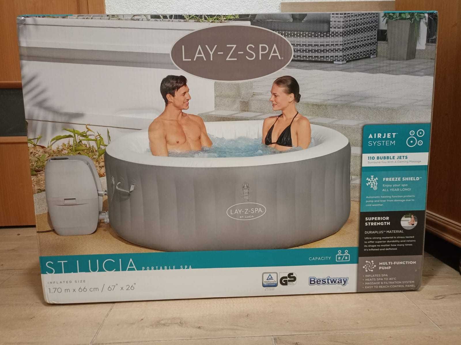 Dmuchane JACUZZI Lay-Z St. Lucia 3 osobowe Bestway