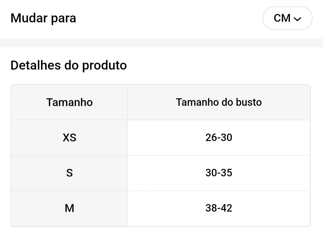 Arnês/peitoral para pets