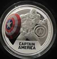 CAPTAIN America 1 Oz PRATA Niue 2023