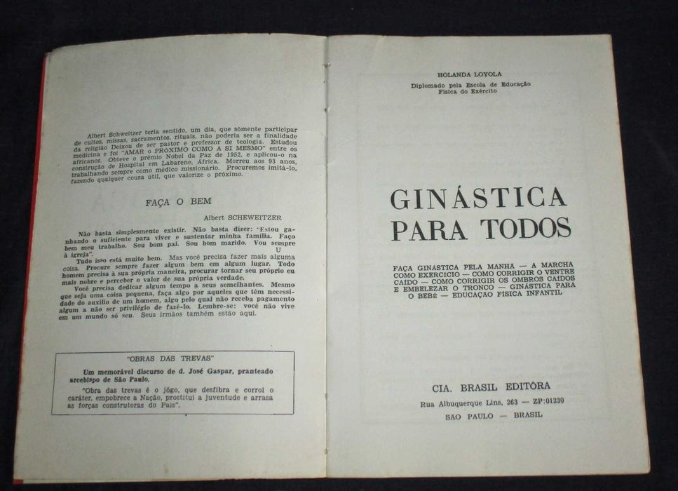 Livro Ginástica para Todos Holanda Loyola