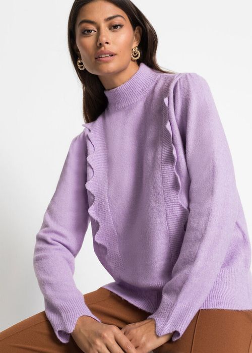 B.P.C sweter jasny liliowy ^36/38