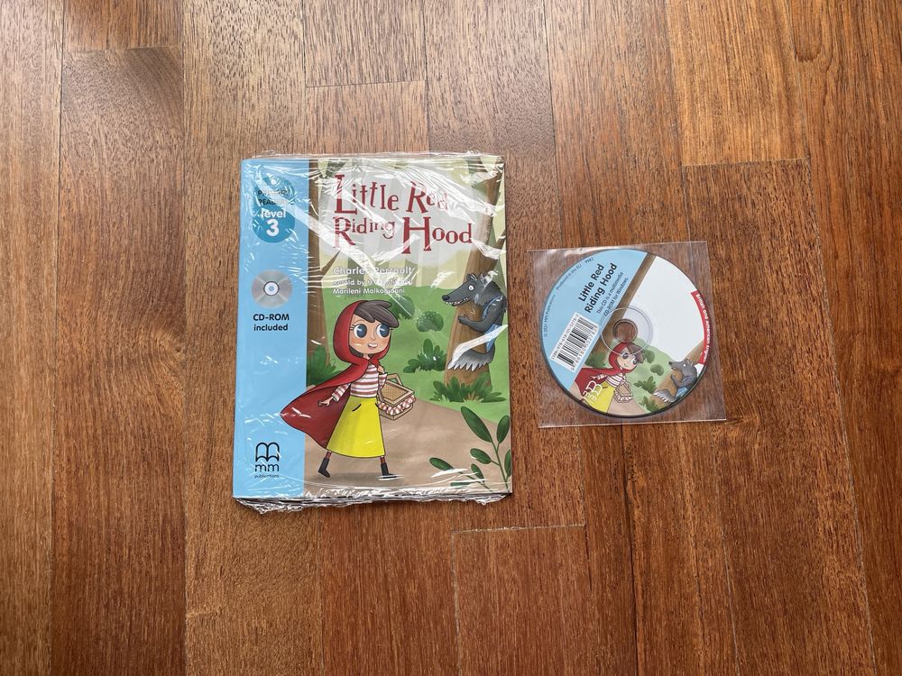 książeczka po angielsku little red riding hood + płyta cd audiobook