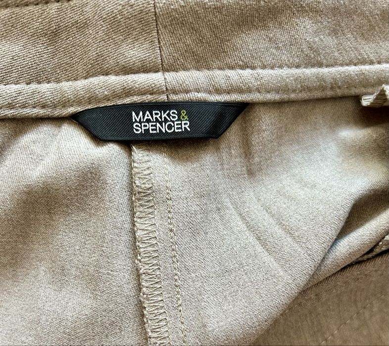 Beżowe garniturowe spodnie