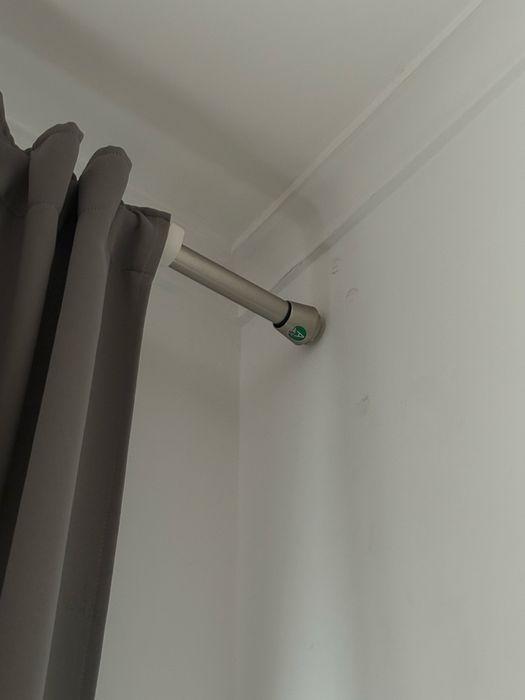 Conjunto varao extensivel a vacuo e 4 cortinas