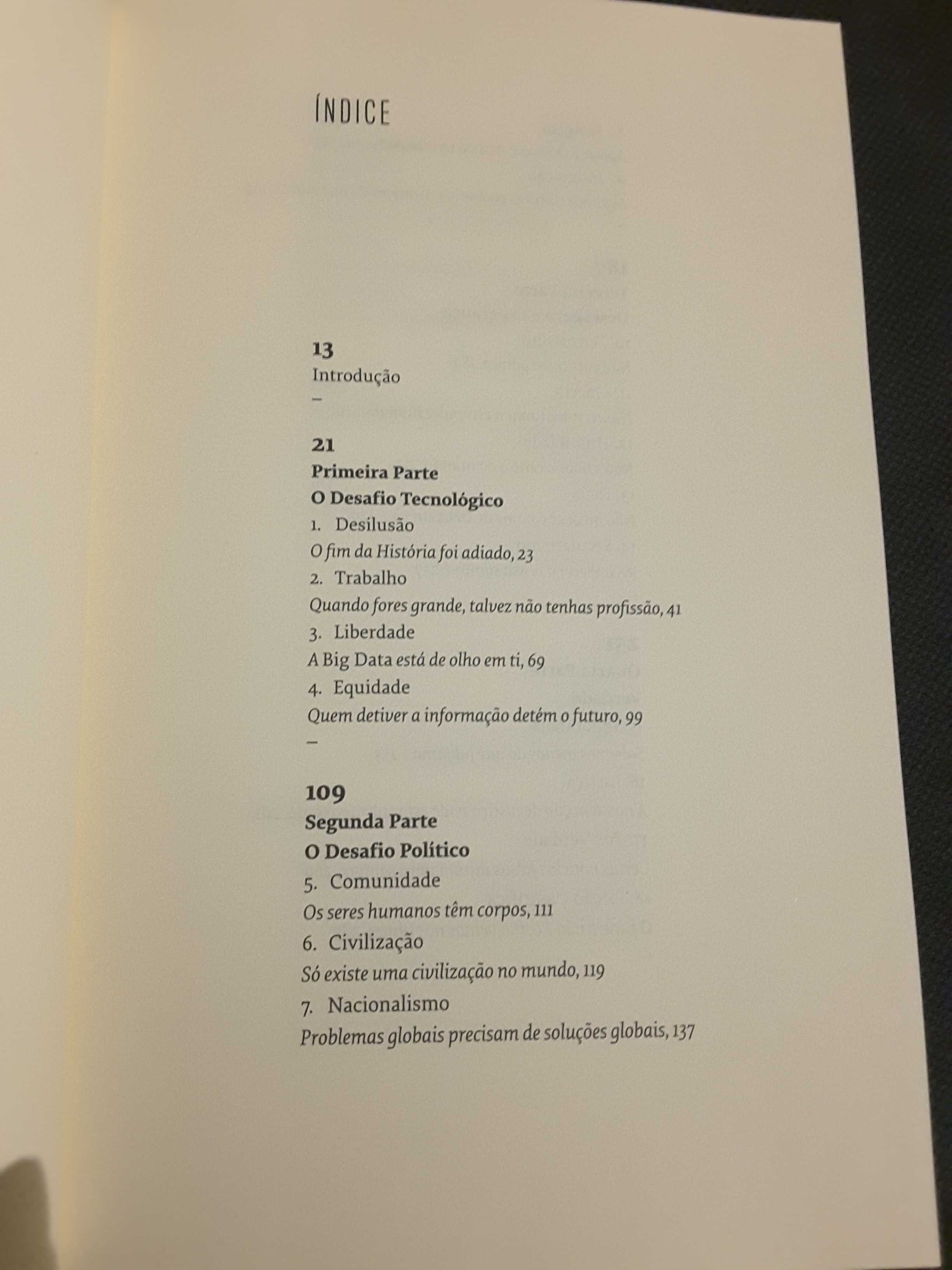 Harari: 21 Lições para o Século XXI/ Hayek: Law, Legislation, Liberty